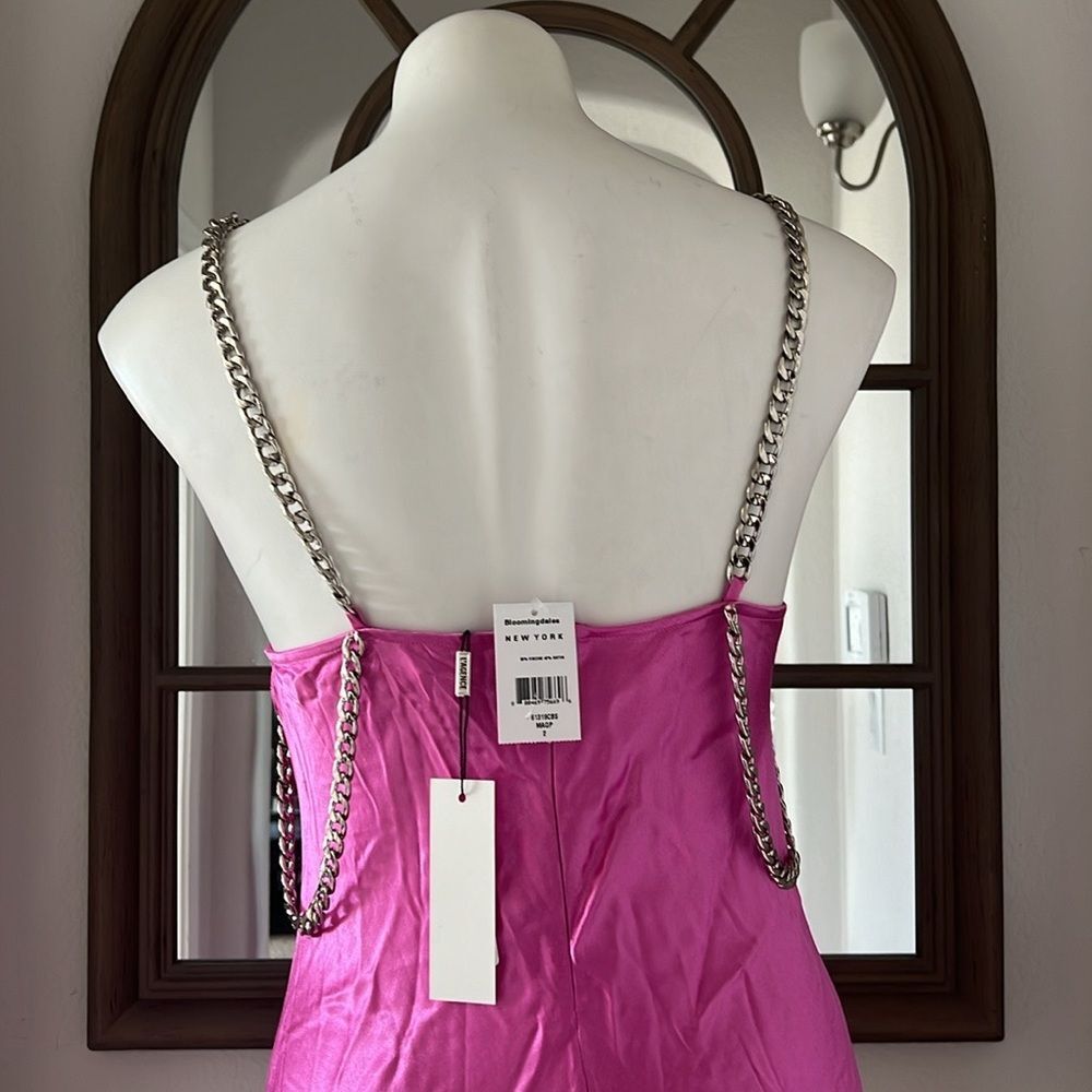 L’Agence Majesty Chain Trim Gown in Pink, NWT, Size 2 - Picture 14 of 16